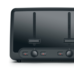 Bosch TAT4P449GB 4 Slice Toaster - Copper